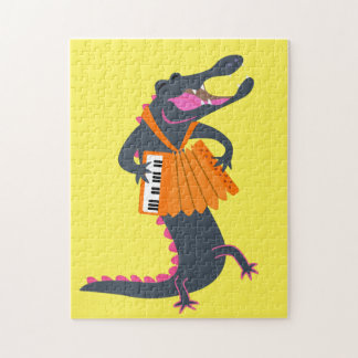 Alligator-uppspelningskordion Pussel