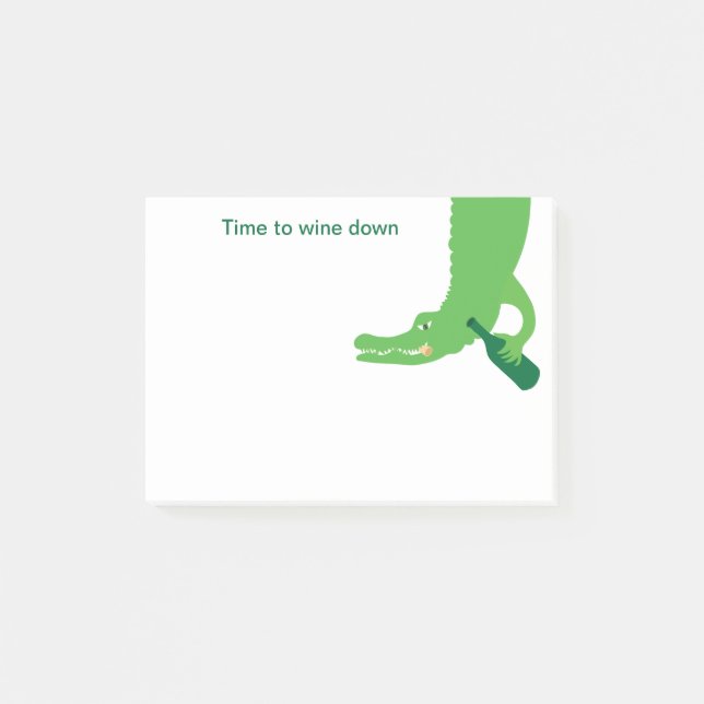 Alligator Vin Post-it Block (Framsida)