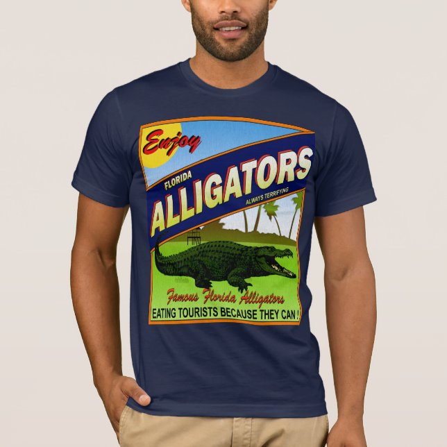 ALLIGATOR VINTAG ELABEL TEE (Framsida)