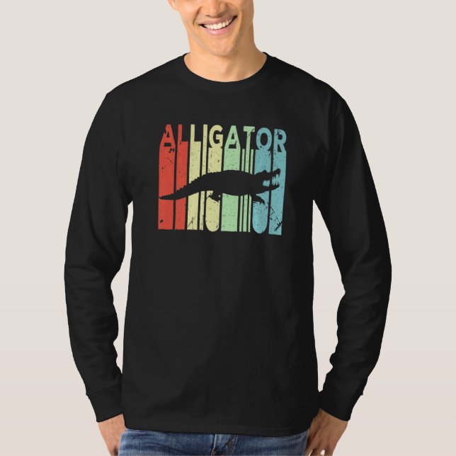 Alligator Vintage Unisex T Shirt (Framsida)