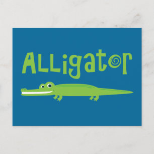 Alligator Vykort