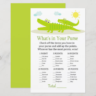 Alligator What's in your purse match babydusch