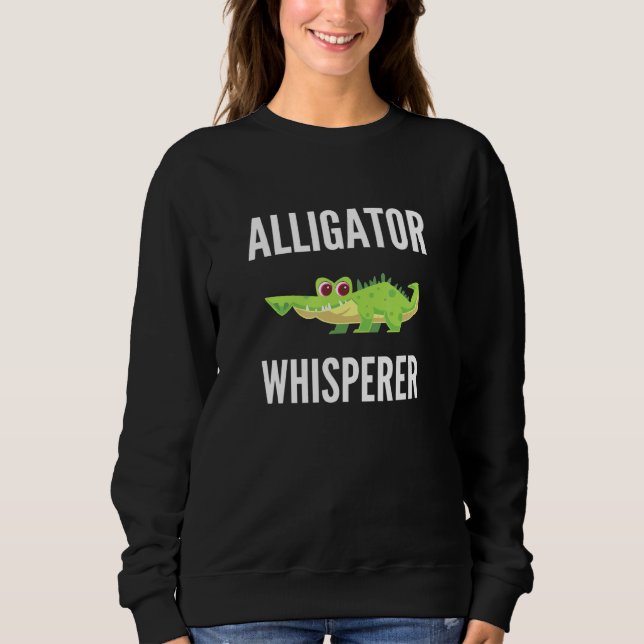 Alligator Whisperer Alligator T Shirt (Framsida)