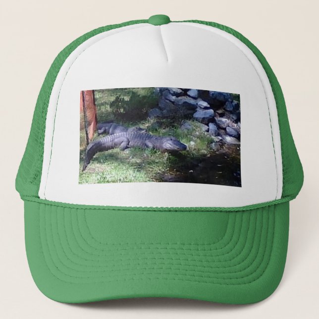 Alligator! Zoo Animals design Truckerkeps (Framsida)