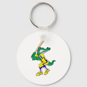 Alligatorbaseball Nyckelring