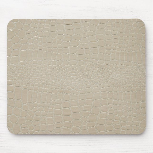 Alligatorbeige Musmatta (Framsidan)