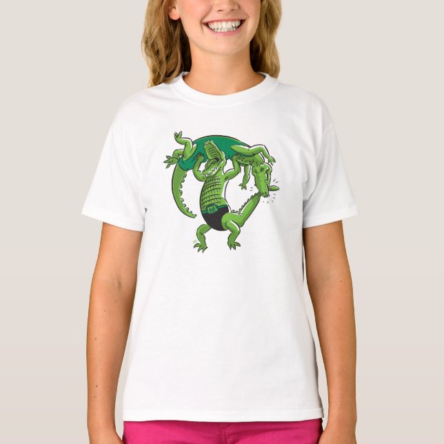 Alligatorbrottningskjorta Tee (Framsida)