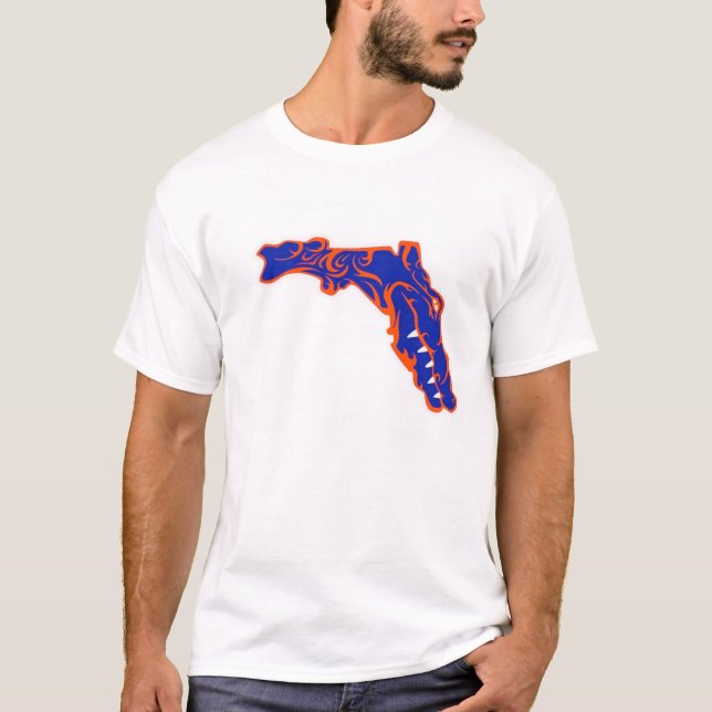 Alligatorer spelar inte t shirt (Framsida)