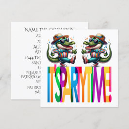 Alligatorfest på gång inbjudningar