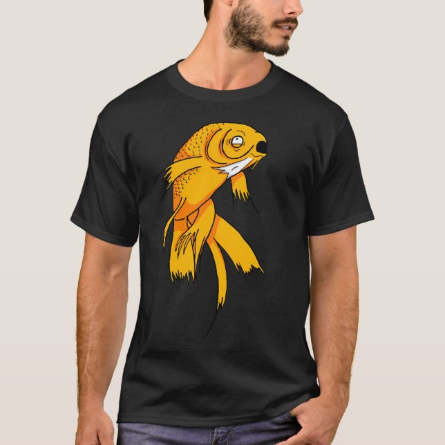 Alligatorfiske i ett badkar t shirt (Framsida)