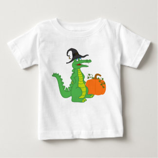 Alligatorhäxa med Halloween pumpa T Shirt