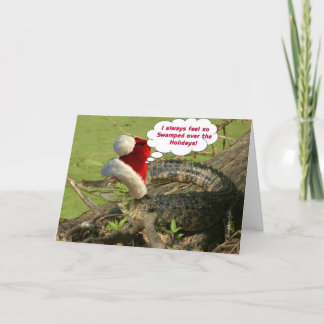 Alligatorjulkort Helgkort