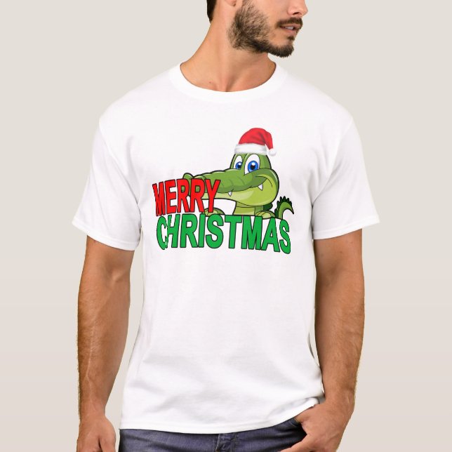 AlligatorjulT-tröja. .png Tee Shirt (Framsida)