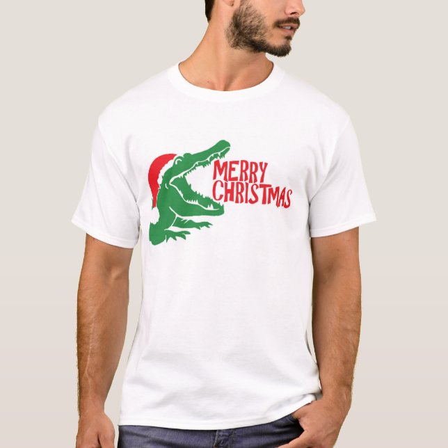 AlligatorjulT-tröja T-shirt (Framsida)
