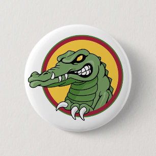 Alligatormaskot Knapp