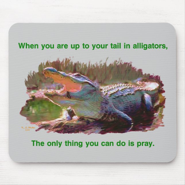 alligatormousepad musmatta (Framsidan)