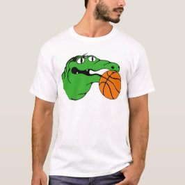 Alligatorn utrustar BASKET ingen ord T Shirt