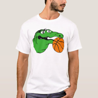 Alligatorn utrustar BASKET ingen ord T Shirt