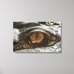 ALLIGATORÖGANÄRBILD CANVASTRYCK