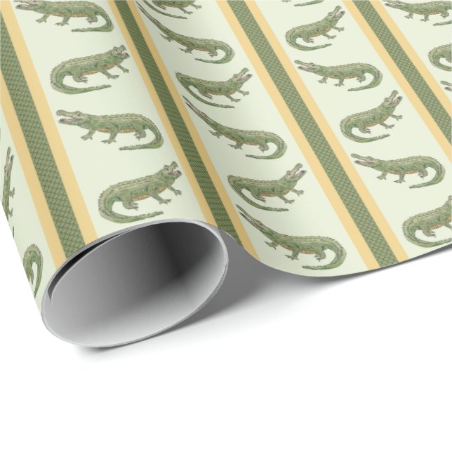 Alligatorrandig  presentpapper (Rullad Hörn)