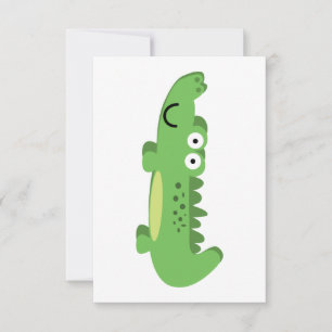 Alligatorreplik Tack Kort