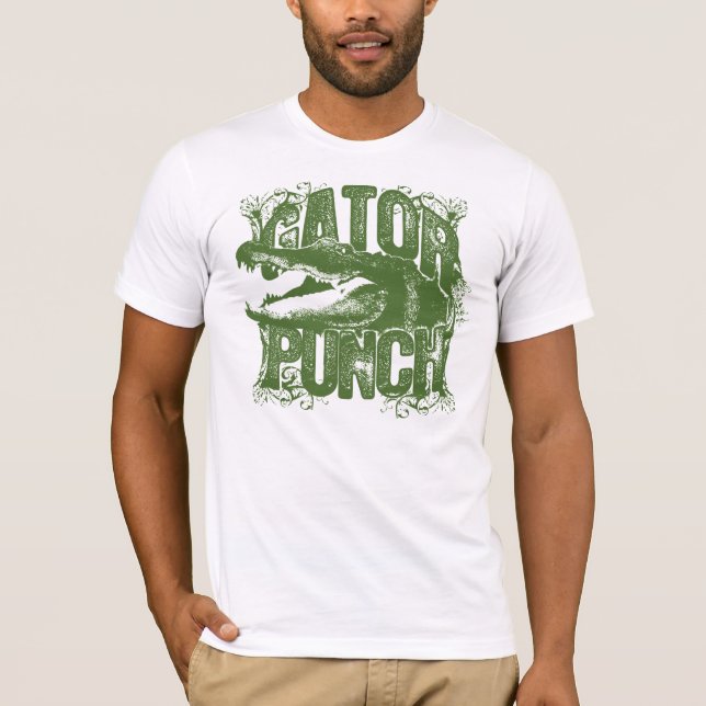 Alligatorstansmaskin Tee Shirt (Framsida)