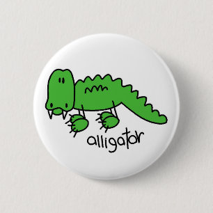 Alligatorstick figur knäppas knapp