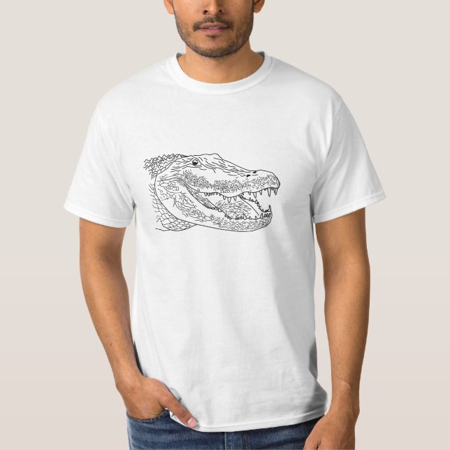 AlligatorT-tröja Tee Shirt (Framsida)