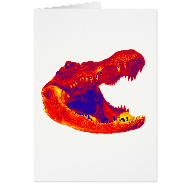 ALLIGATORTERRITORIET HÄLSNINGSKORT (Framsidan)