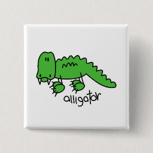 AlligatorTshirts och gåvor Knapp