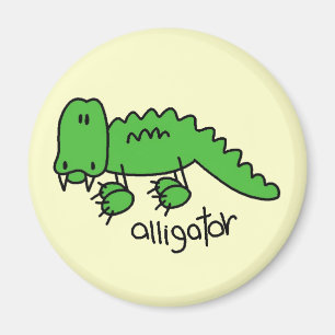 AlligatorTshirts och gåvor Magnet