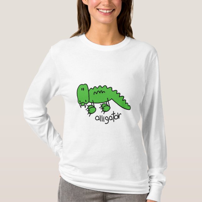 AlligatorTshirts och gåvor Tee Shirt (Framsida)