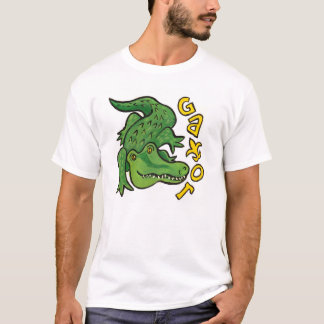 Alligatorutslagsplatsskjorta T-shirt