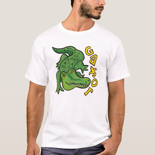 Alligatorutslagsplatsskjorta T-shirt (Framsida)