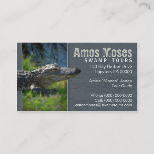 Alligatorvisitkort Visitkort