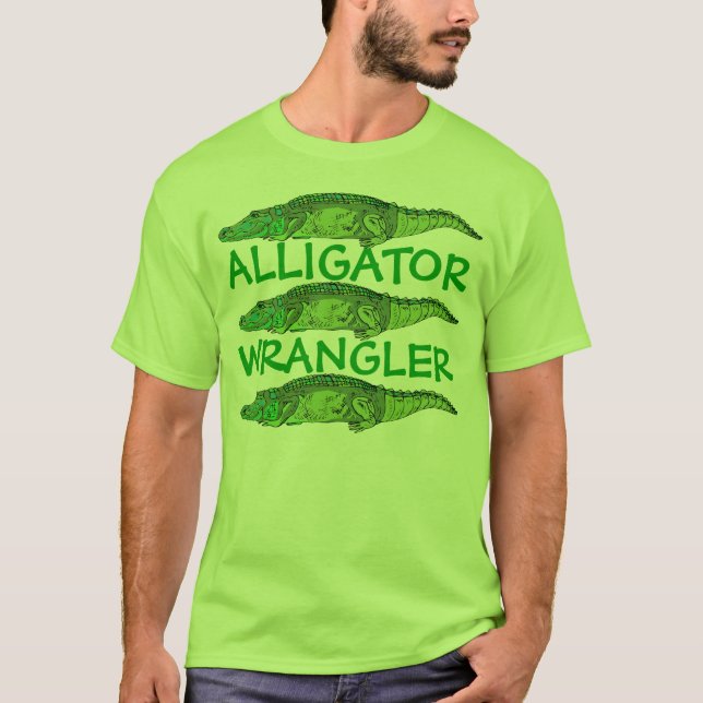 AlligatorWrangler Tee Shirt (Framsida)