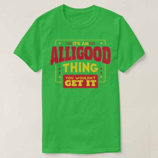 Alligood T Shirt (Design framsida)