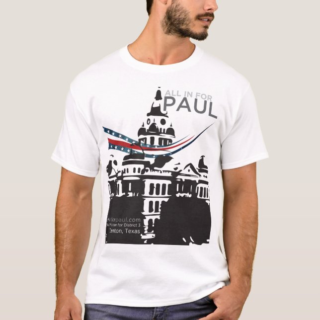 allinforpaul.com kupollogotyp tee shirt (Framsida)