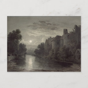 Allington Castle, nära Maidstone, Kent; Moonlight Vykort
