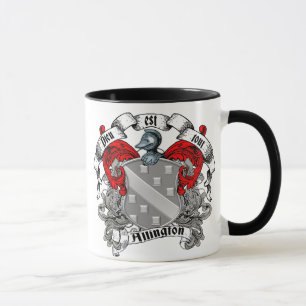 Allington familjvapensköld mugg