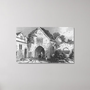 Allington slott canvastryck