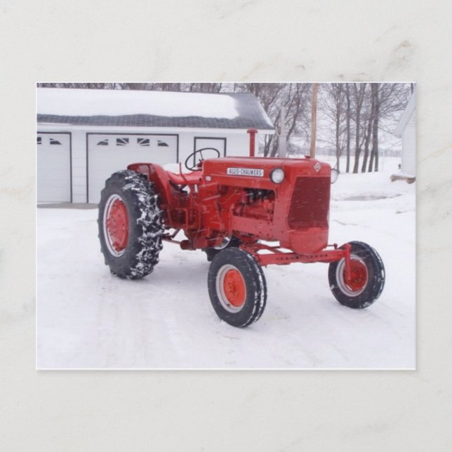 Allis Chalmers D-17 Vykort (Framsida)