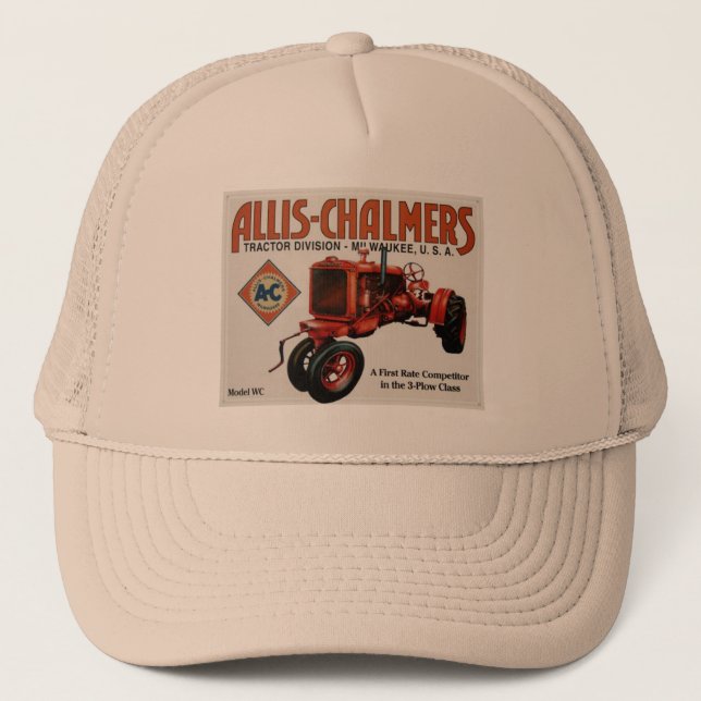 Allis Chalmers, traktorer Truckerkeps (Framsida)