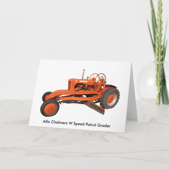 Allis Chalmers W rusar kortet för Kort (Framsida)