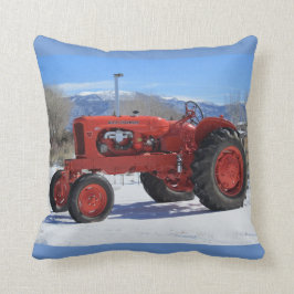 Allis Chalmers WD45 1955 Tractor in Snö Pillow Kudde
