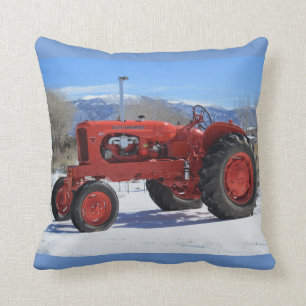 Allis Chalmers WD45 1955 Tractor in Snö Pillow Kudde