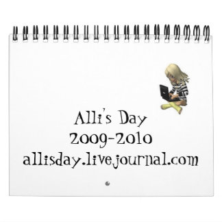 Allis mini- kalender 2009-2010 för dag