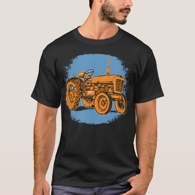 Allis Tractor Chalmers D-17 T Shirt (Framsida)