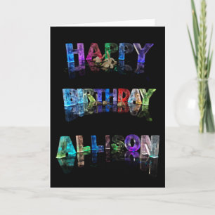 Allison Card för grattis på födelsedagen Kort