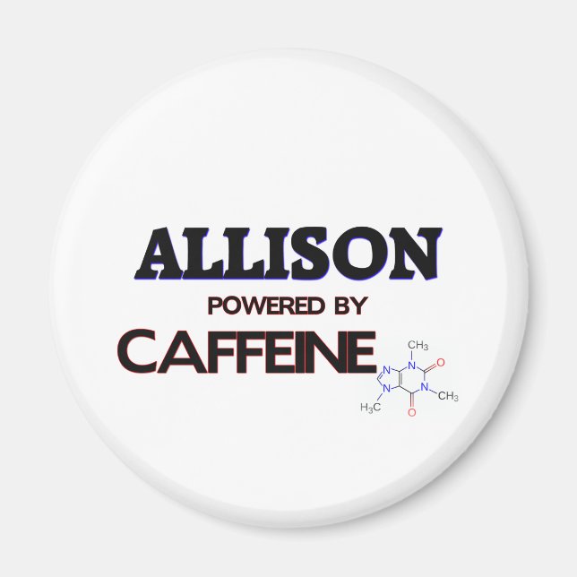 Allison driven av koffein magnet (Framsidan)